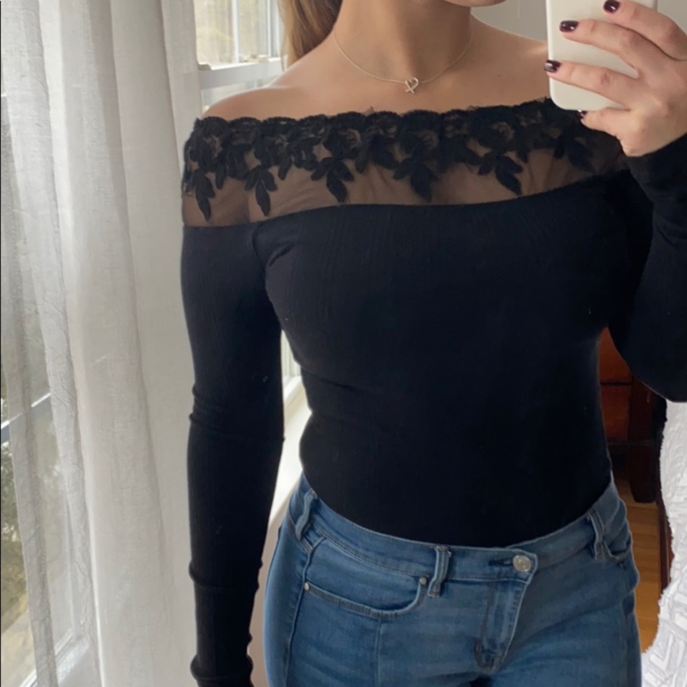 Free People Lace Top